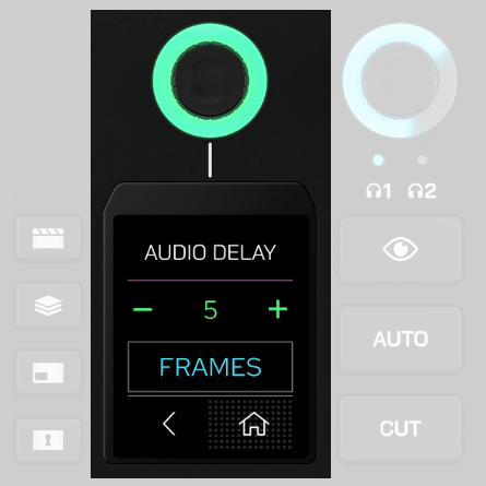 RØDECaster Video audio delay settings